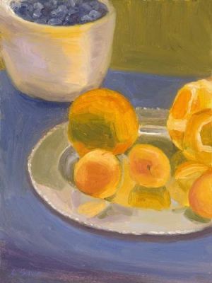 Lorie Sava, "Oranges and Blueberries"