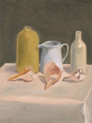 Lorie Sava, "Shells and Vases"