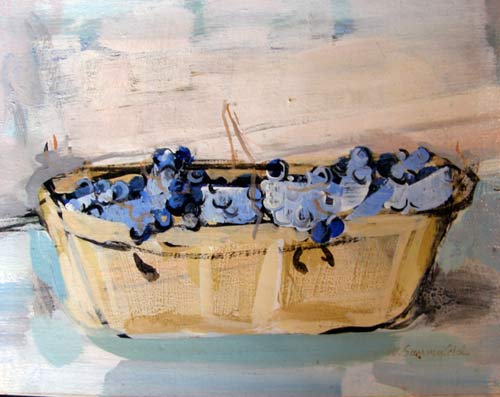 Basket of Blueberries