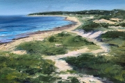 Whitney Knapp Bowditch, Cow Cove, oil on paper, 9.5 x 14", $995.00