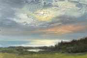 Whitney Knapp Bowditch, "West Side, Late Afternoon", oil on panel, 5 x 7", $295.00 - SOLD