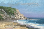 Whitney Knapp Bowditch, "Vaill, Late Afternoon", oil on panel, 5 x 7", $295.00 - SOLD