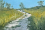 Whitney Knapp Bowditch, “Rodman’s Hollow”, oil on paper, 10.5 x 10”, $900.00 - SOLD