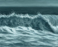 Whitney Knapp Bowditch, “Block Island Breaker”, pastel on paper , 20 x 40”, $1,975.00 Whitney Knapp Bowditch, “Block Island Breaker”, pastel on paper , 20 x 40”, $1,975.00