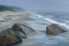 Whitney Knapp Bowditch, “Scotch Rocks”, oil on paper, 8.25 x 11.25”, $850.00 Whitney Knapp Bowditch, “Scotch Rocks”, oil on paper, 8.25 x 11.25”, $850.00