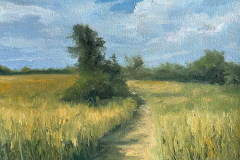 Whitney Knapp Bowditch, “Lewis Dickens Trail”, oil on paper, 8.25 x 11.25”, $850.00 Whitney Knapp Bowditch, “Lewis Dickens Trail”, oil on paper, 8.25 x 11.25”, $850.00