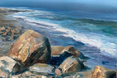 Whitney Knapp Bowditch, “Tide Line”, oil on paper, 18 x 11.25”, $850.00 Whitney Knapp Bowditch, “Tide Line”, oil on paper, 18 x 11.25”, $850.00