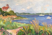 Kate Knapp, Coast Guard View,  oil on canvas,  20x24", $1,800.00