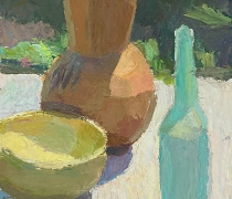Kate Knapp, "Sunlight Study", oil on board, 12 x 16", $475.00