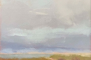 Carrie Megan, Beach Coast, 12 x 12", oil on canvas,  $500