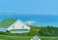 Heidi Palmer, “Great View”, oil on canvas, 12 x 11”, $1500.00 Heidi Palmer, “Great View”, oil on canvas, 12 x 11”, $1500.00