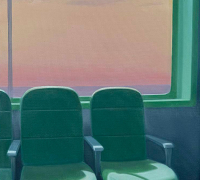 Heidi Palmer, “Later Ferry” , oil on canvas, 18 x 15”, $3000 Heidi Palmer, “Later Ferry” , oil on canvas, 18 x 15”, $3000