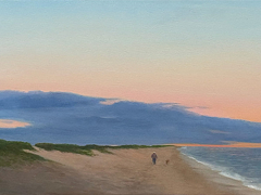 Heidi Palmer, “Walking The Dog” , oil on canvas, 12 x 18”, $2500 Heidi Palmer, “Walking The Dog” , oil on canvas, 12 x 18”, $2500