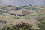 "Distant View of Calla Anderson's House", oil on canvas, 24 x 30", $4500.00 unframed