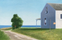 Heidi Palmer, "End of The Road", oil on canvas, 12 x 18", $2400.00