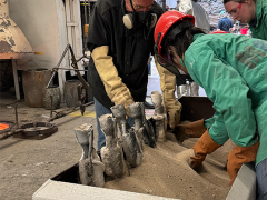 James Watkins in his studio James Watkins in his studio
