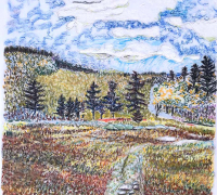 Stephan Haley, “Beech Hill Sky”, pastel on rice paper, 25 x 20”, $1800.00 Stephan Haley, “Beech Hill Sky”, pastel on rice paper, 25 x 20”, $1800.00