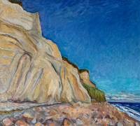 Kate Knapp, “Bluff III”, oil on canvas, 36 x 36” $3600.00 (also available as a triptych for $10,000) Kate Knapp, “Bluff III”, oil on canvas, 36 x 36” $3600.00 (also available as a triptych for $10,000)