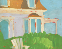 Tim Tait, “House And Chair, BI”, 20 X 16, acrylic on linen, $1400.00 Tim Tait, “House And Chair, BI”, 20 X 16, acrylic on linen, $1400.00