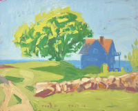 Tim Tait, “Tree, BI”, 16 x 20", acrylic on linen, $1400.00 Tim Tait, “Tree, BI”, 16 x 20", acrylic on linen, $1400.00