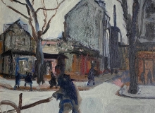Lamotte_ParisianSuburb13x16_2024Bernard Lamotte (1903-1983), Parisian Suburb,16 x 13", oil on prepared panel, $3800.00 framed
